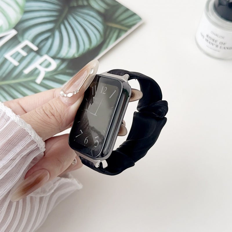 Suitable For Xiaomi Smart Bracelet 8/9Pro Casual Chiffon Elastic Cloth Redmi 4/5 Strap Huawei Bracelet Strap - Image 3